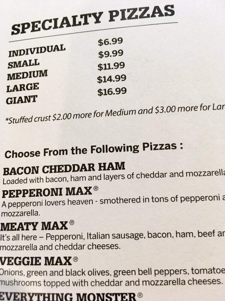 Pizza Inn - Paducah, KY menu_pic