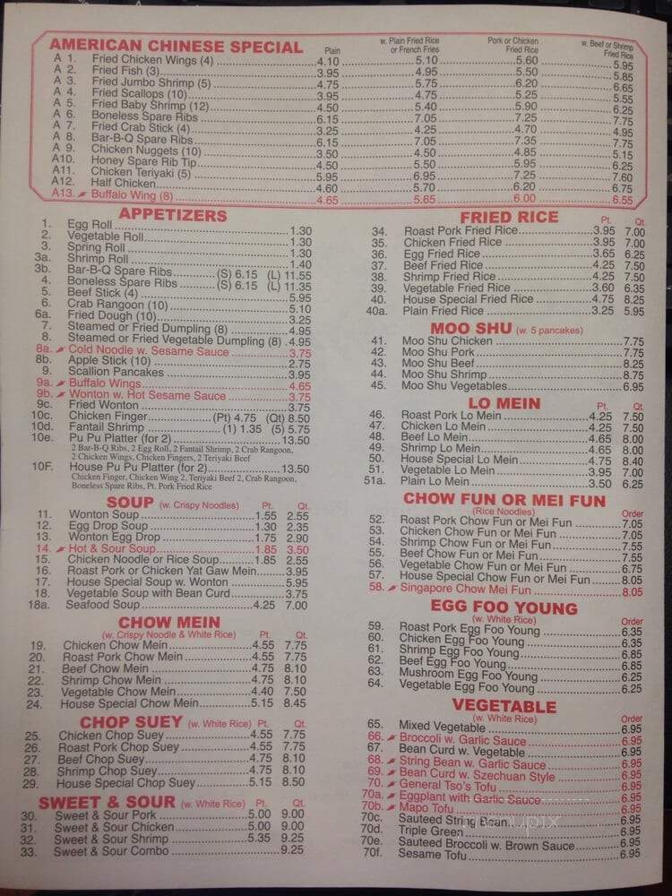 Golden Phoenix - Pittsfield, MA menu_pic