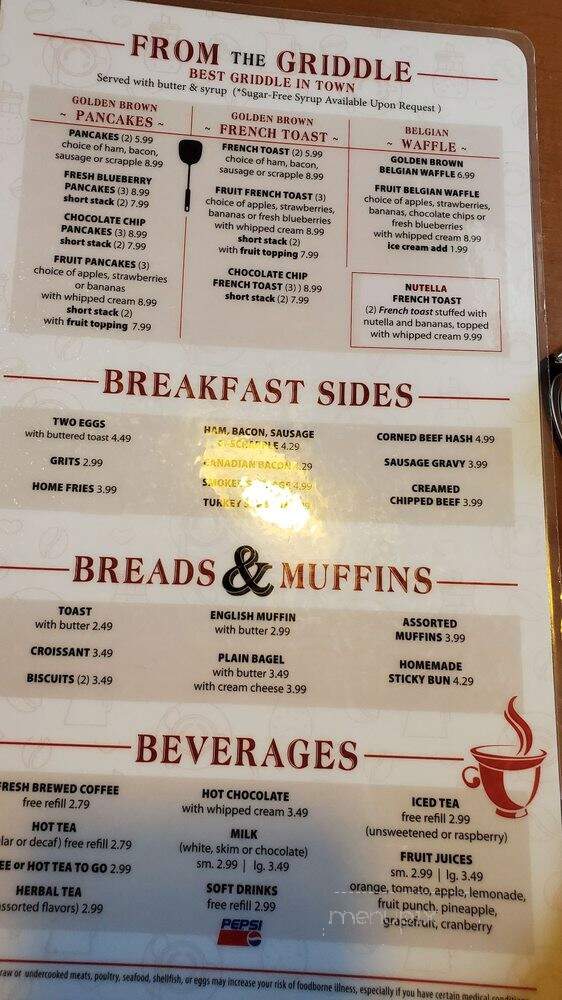 Capitol Diner - Harrisburg, PA menu_pic