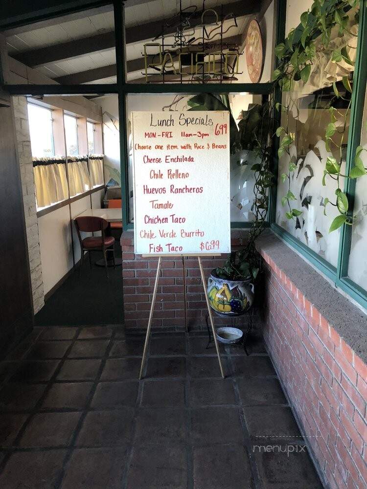 Cafe San Martin - Lompoc, CA menu_pic