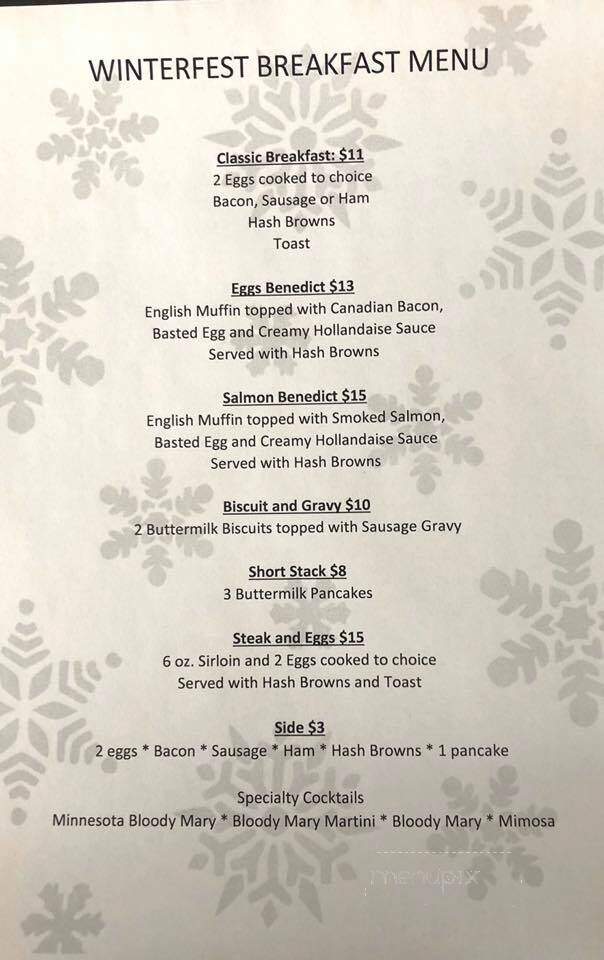 O'Neil's - Spicer, MN menu_pic
