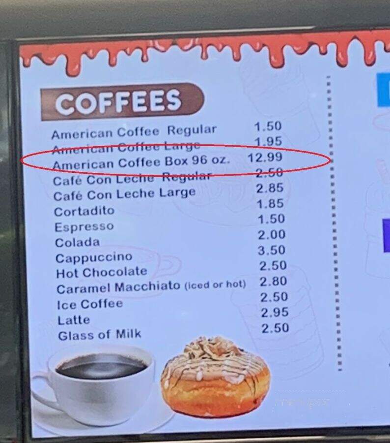 Mojo Donuts - Miami, FL menu_pic