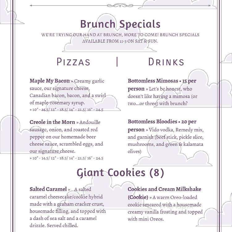 Sugar River Pizza - Sun Prairie, WI menu_pic