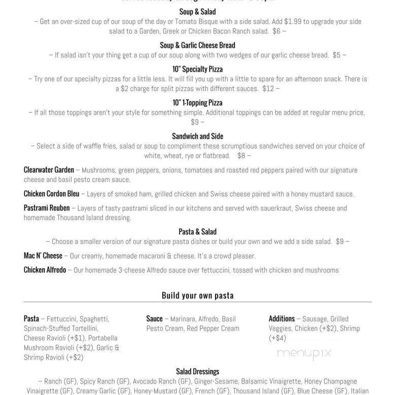 Sugar River Pizza - Sun Prairie, WI menu_pic
