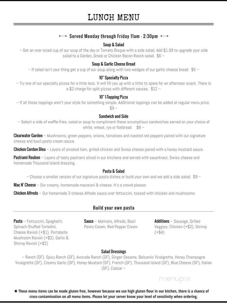 Sugar River Pizza - Sun Prairie, WI menu_pic