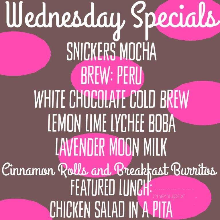 Bed Head Coffee - Saint Paul, NE menu_pic