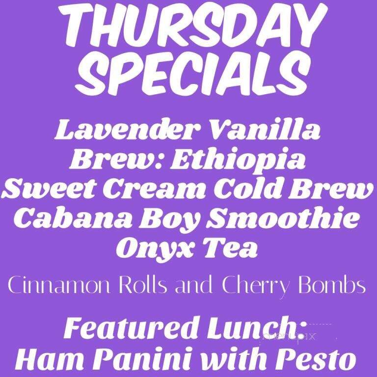Bed Head Coffee - Saint Paul, NE menu_pic