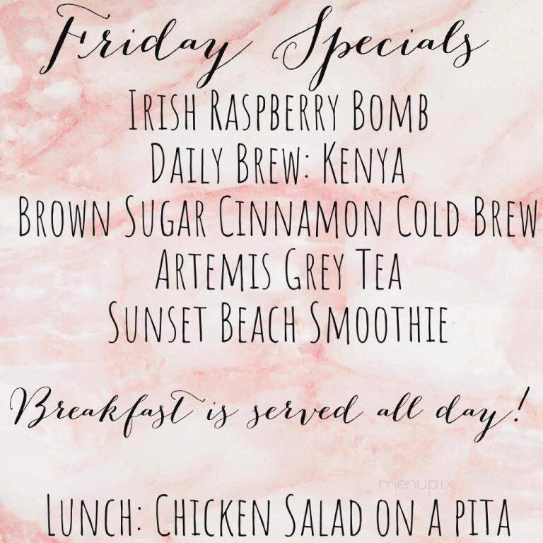 Bed Head Coffee - Saint Paul, NE menu_pic