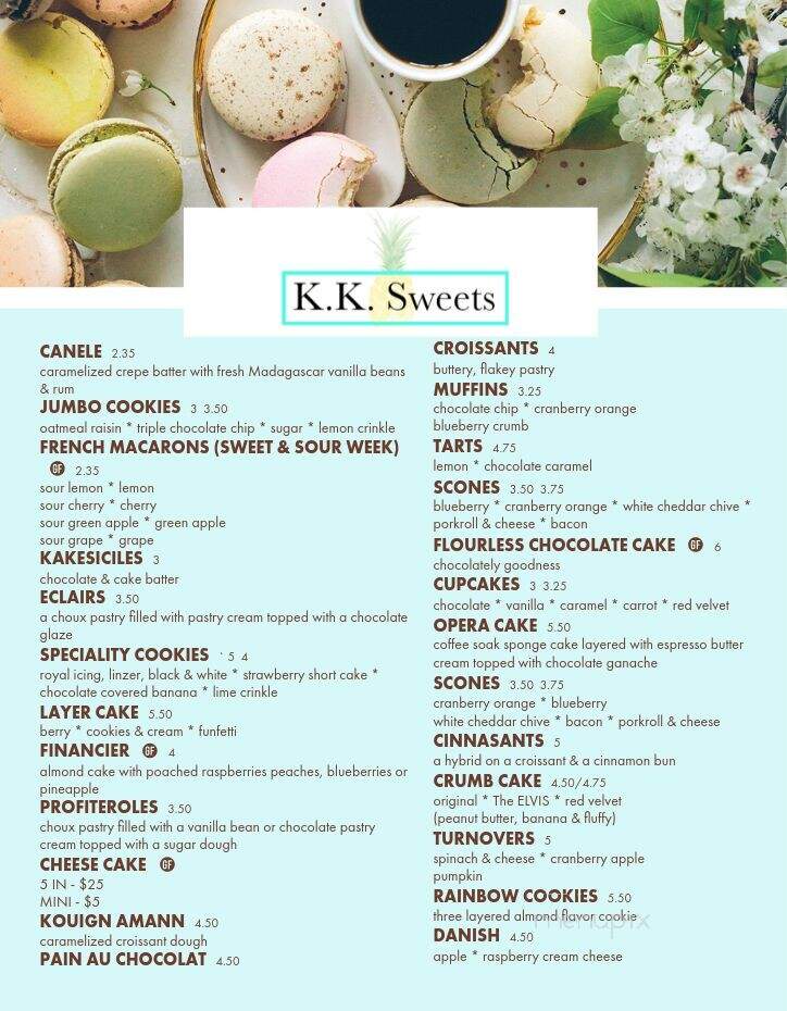 K.K. Sweets - Trenton, NJ