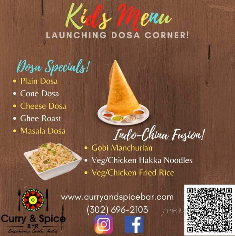 Curry and Spice Bar - Middletown, DE menu_pic