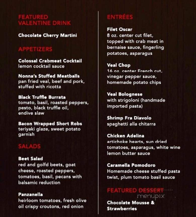 Trotta's House of Pasta - Thornwood, NY menu_pic