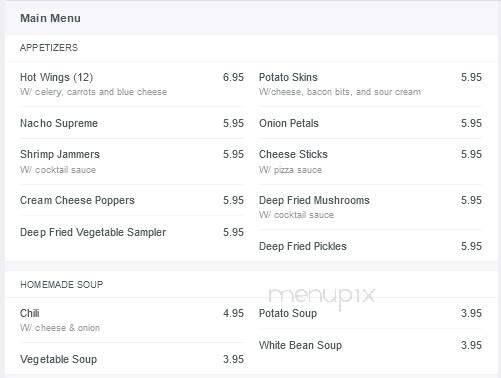 Peecox Roost II - Independence, KY menu_pic
