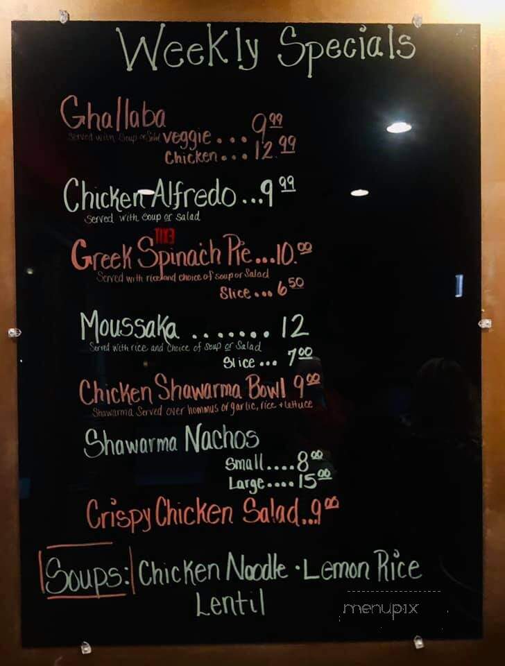 Pita Peddler - Chesterfield, MI menu_pic