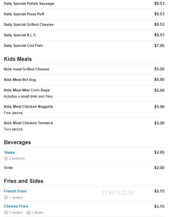 Mr G's - Antioch, IL menu_pic