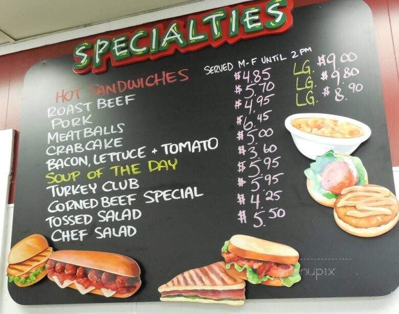 Corropolese Bakery & Deli - Norristown, PA menu_pic