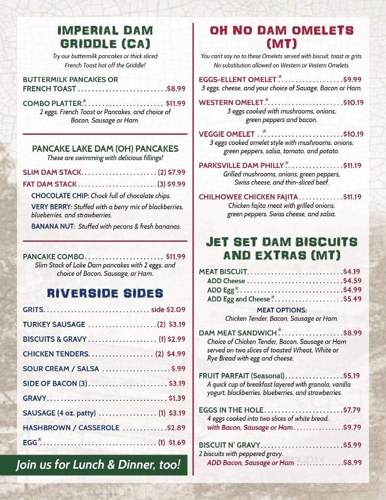 Ocoee Dam Deli - Ocoee, TN menu_pic