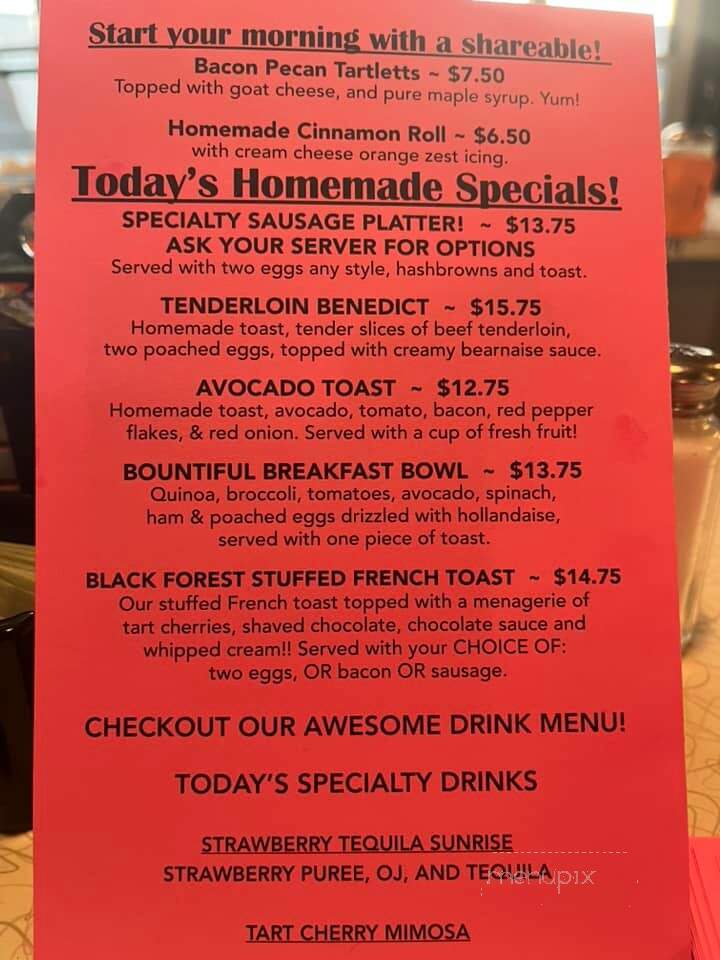 Coffee Pot - Kenosha, WI menu_pic