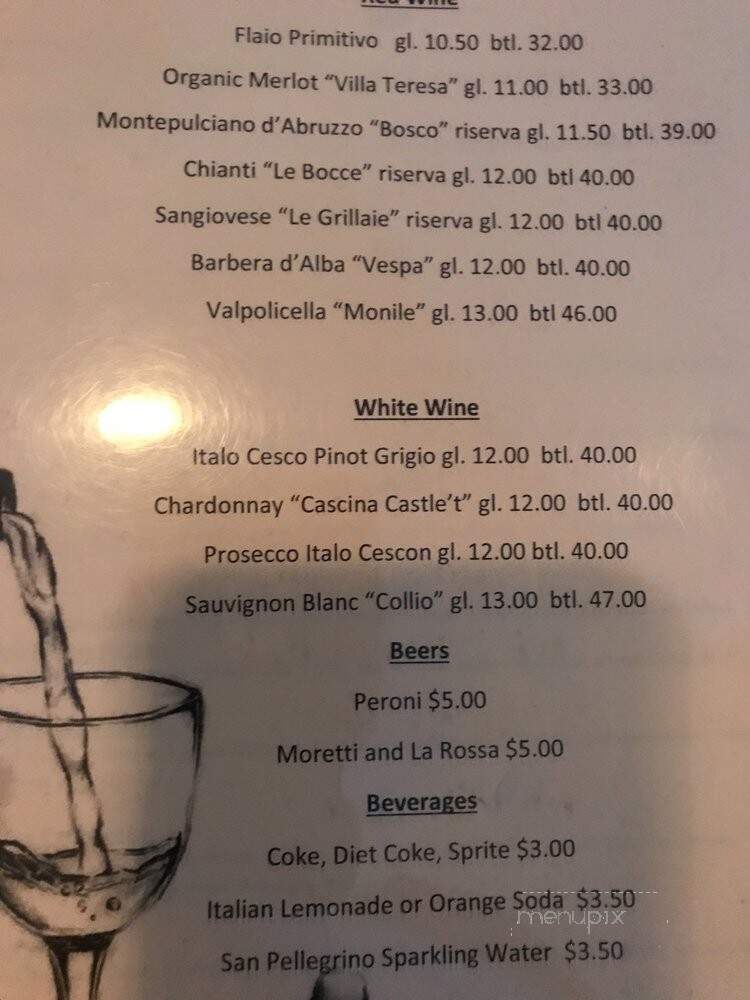 Caruso's Tuscan Cuisine - Capitola, CA menu_pic