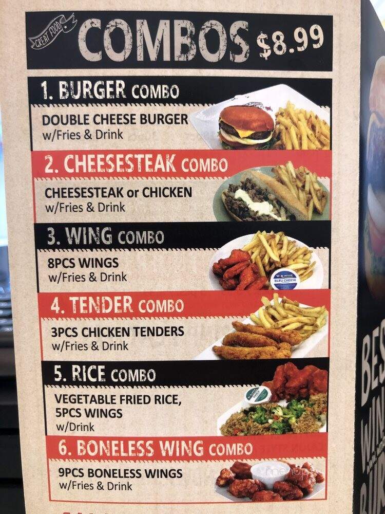 WNB Factory Wings & Burger - Gainesville, GA menu_pic
