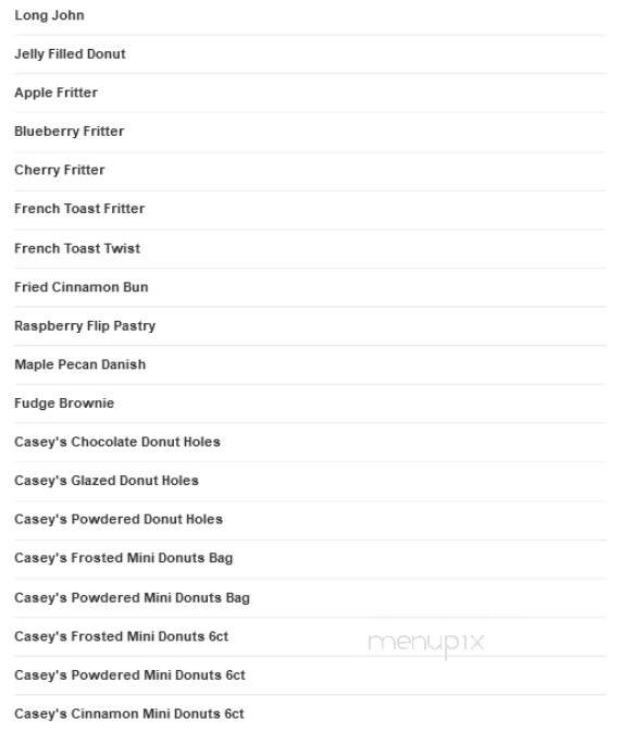 Caseys Carry Out Pizza - Camanche, IA menu_pic