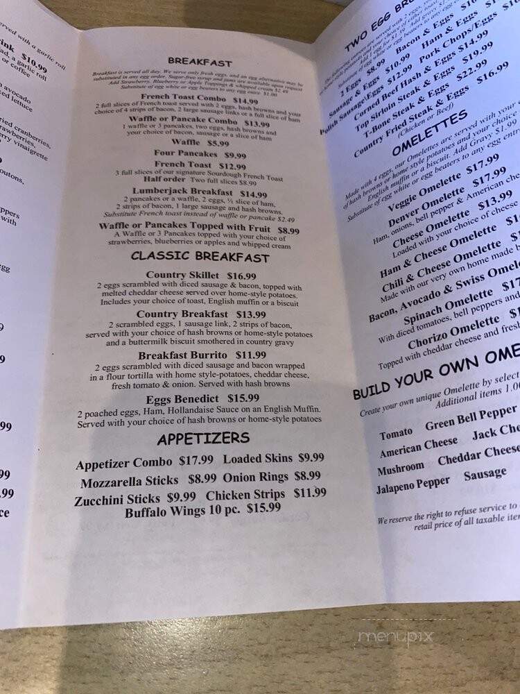 Leo's Country Kitchen - Fontana, CA menu_pic