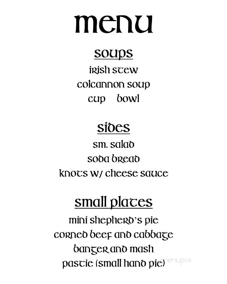 Conversion Brewing - Lebanon, OR menu_pic