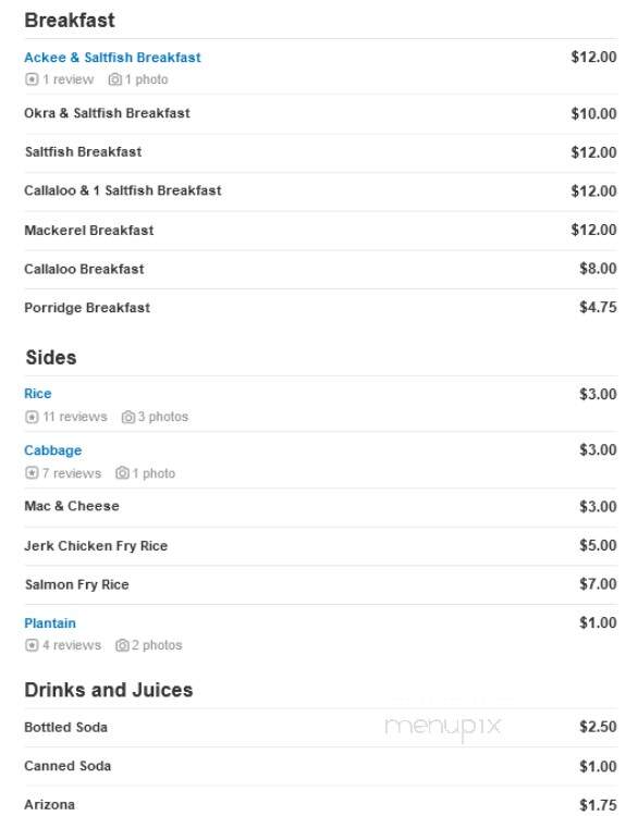Wavez Bakery - Snellville, GA menu_pic