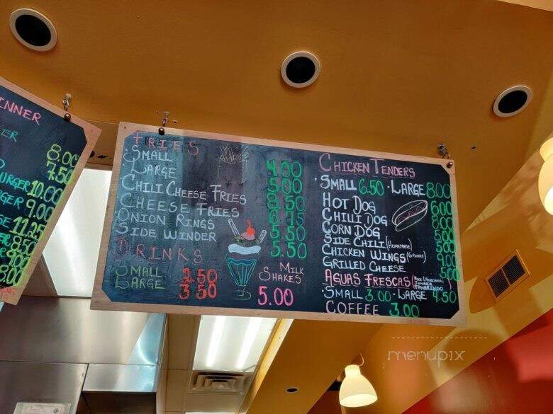 Chico's Burgers - South Lake Tahoe, CA menu_pic