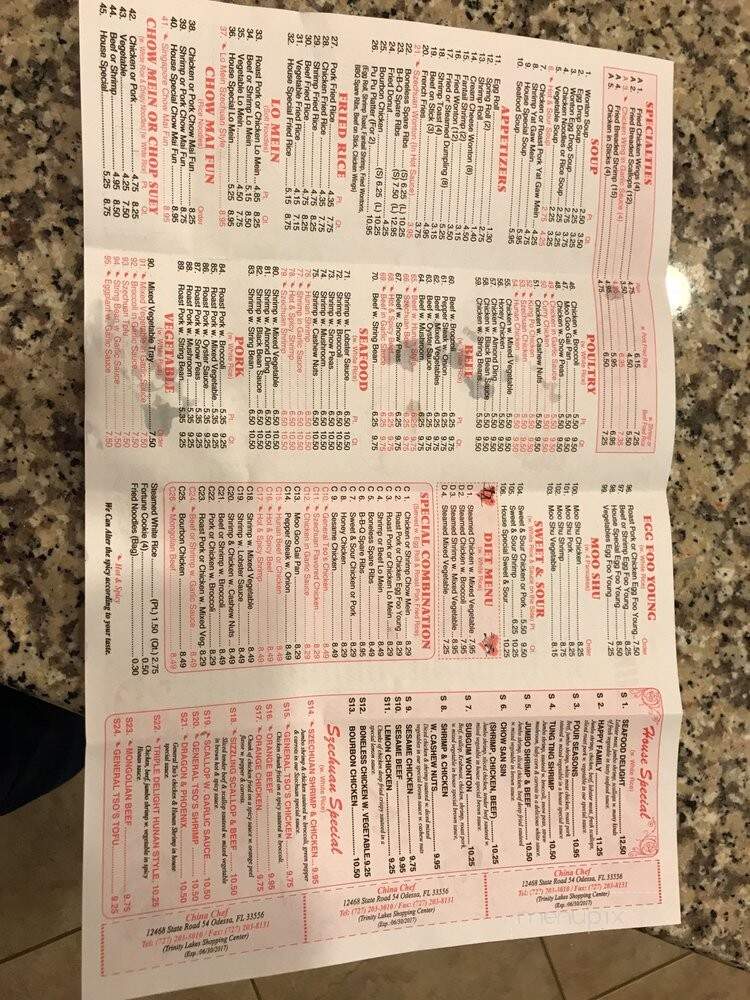 China Chef - Odessa, FL menu_pic