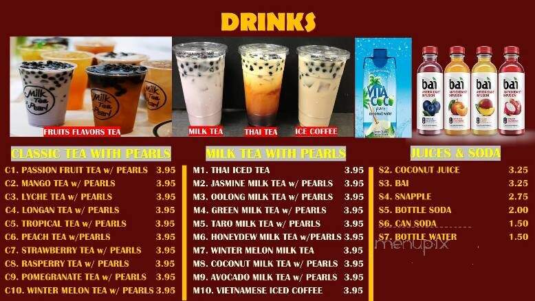 Pho Express - Washington, DC menu_pic