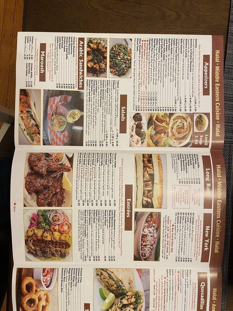 Al Sham - Willow Grove, PA menu_pic