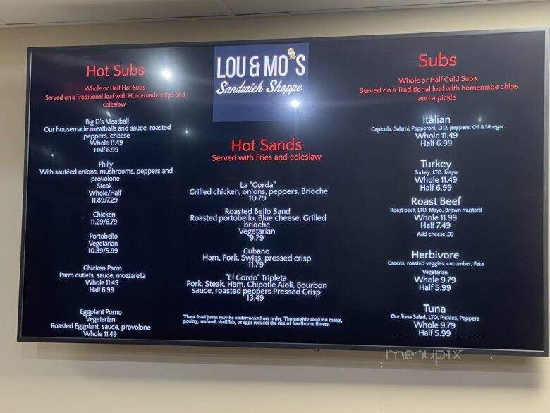 Lou and Mo's - Berlin, CT menu_pic