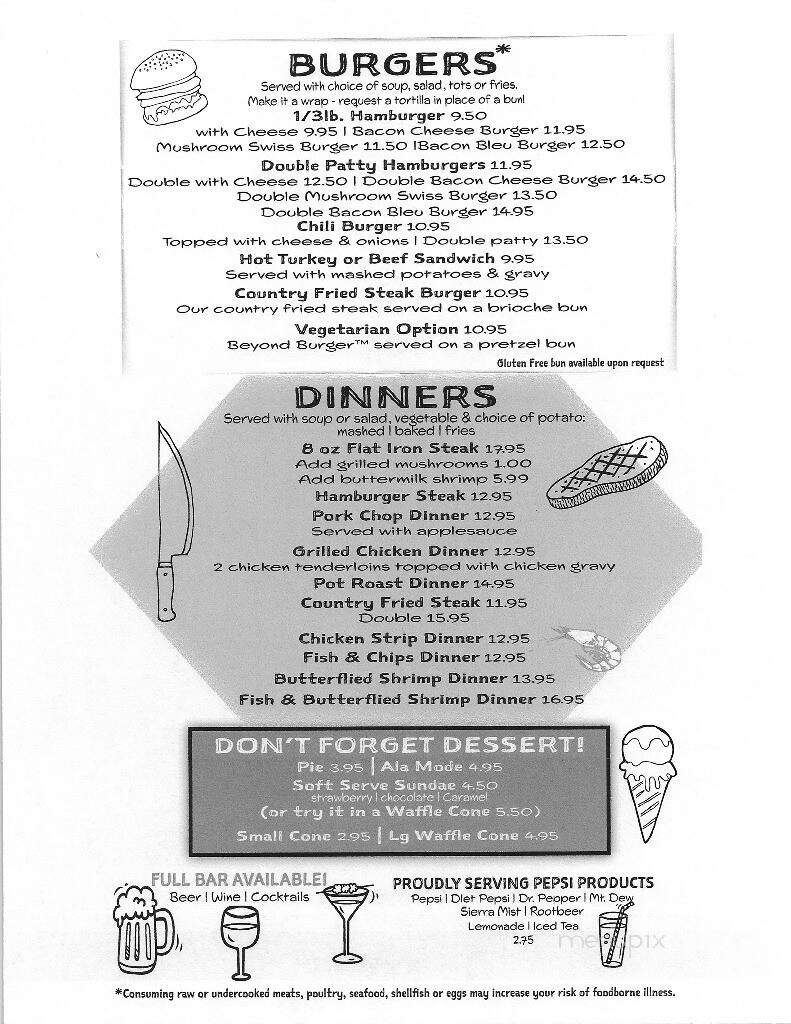 Mill City Grill - Mill City, OR menu_pic
