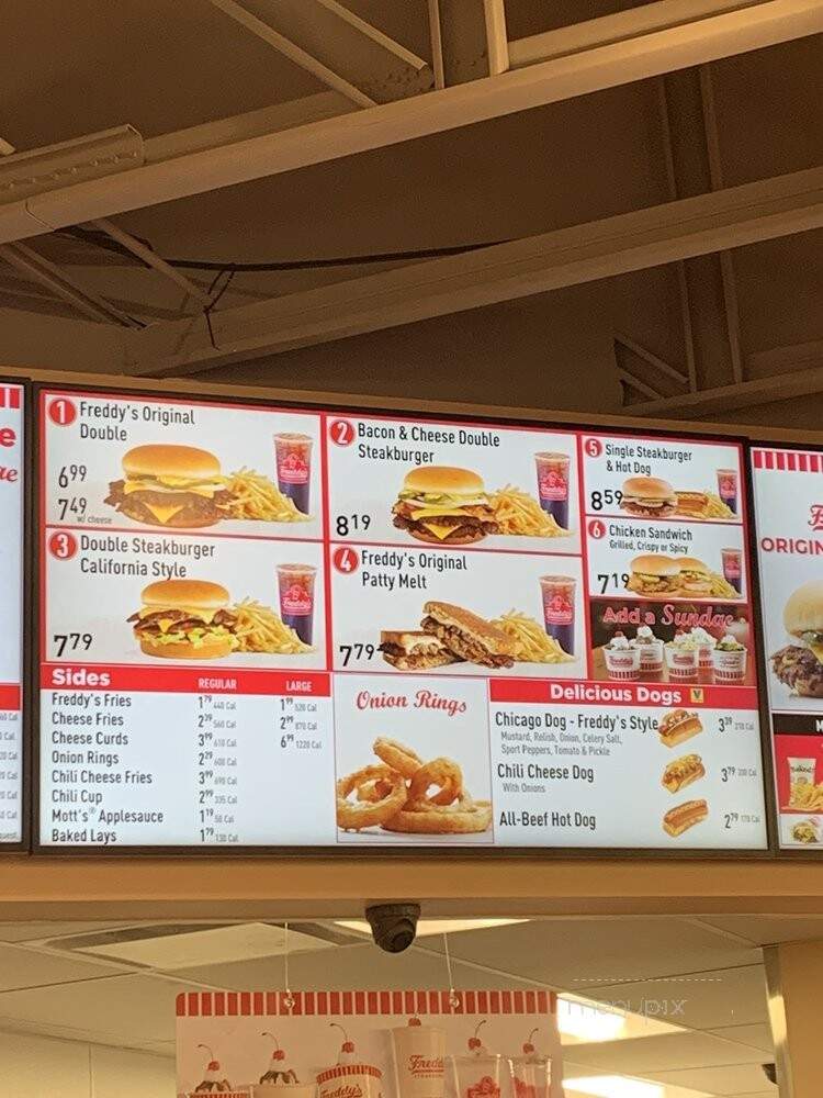 Freddy's Frozen Custard & Steakburgers - Radcliff, KY menu_pic
