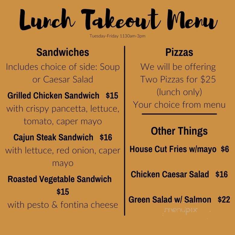 Via Marzo - Ottawa, ON menu_pic