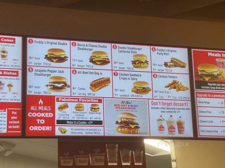 Freddy's Frozen Custard & Steakburgers - Virginia Beach, VA menu_pic