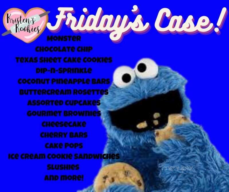 Kristen's Kookies - Meadville, PA menu_pic