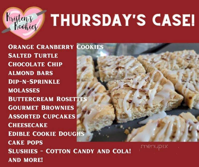 Kristen's Kookies - Meadville, PA menu_pic