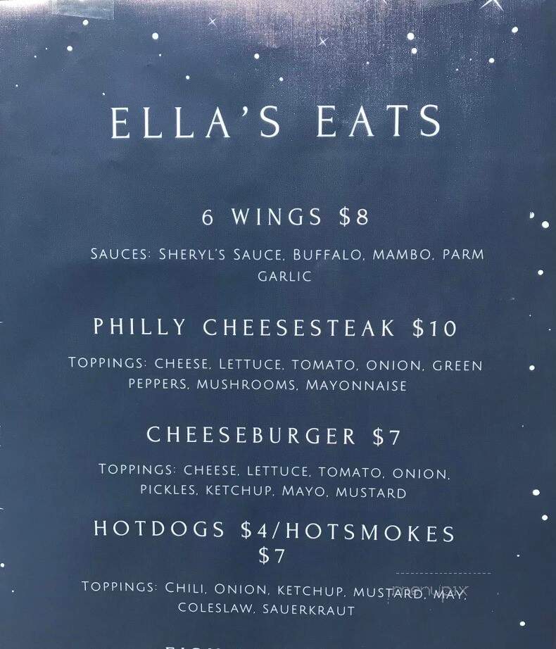 Chaos Mountain Brewery - Callaway, VA menu_pic