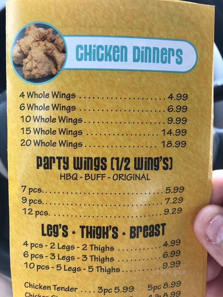 Moe's Fish Chicken & Grill - Zion, IL menu_pic