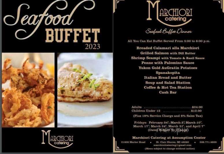 Marchiori Catering - St Clair Shores, MI menu_pic