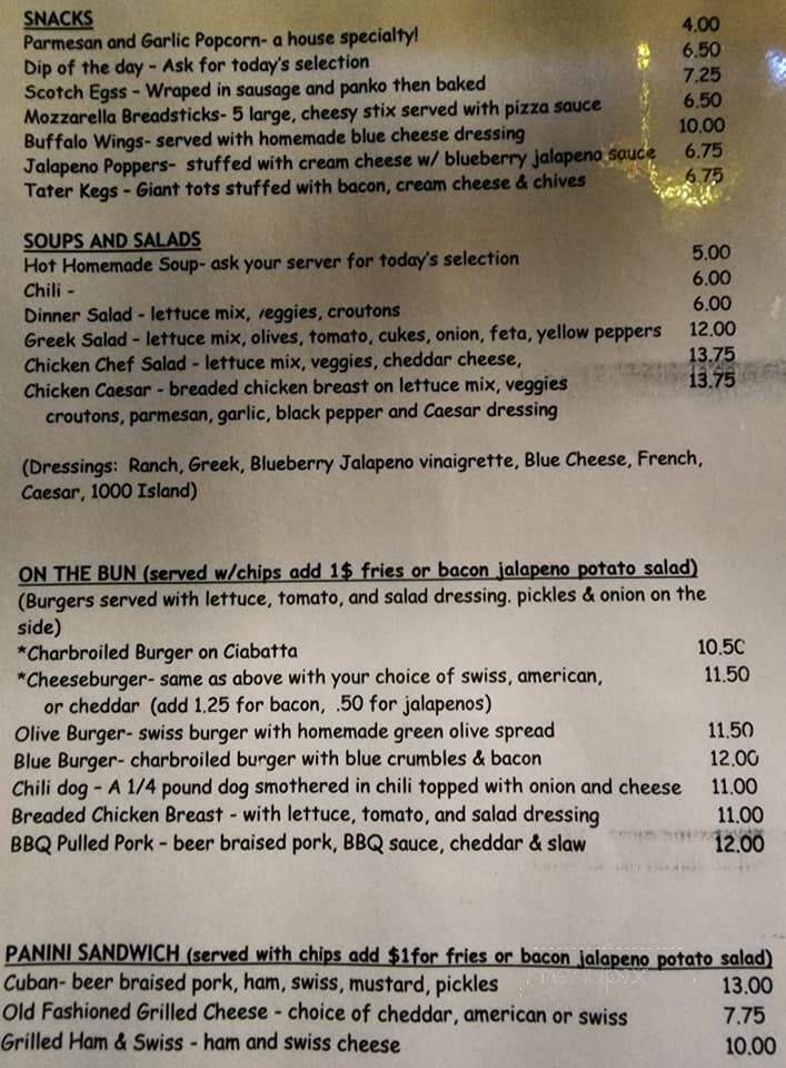Lake Superior Brewing Co - Grand Marais, MI menu_pic