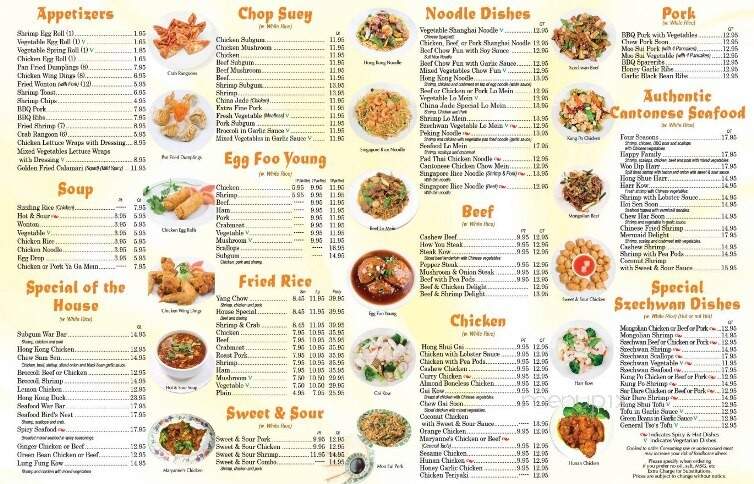 China Jade Restaurant - Waterford, MI menu_pic