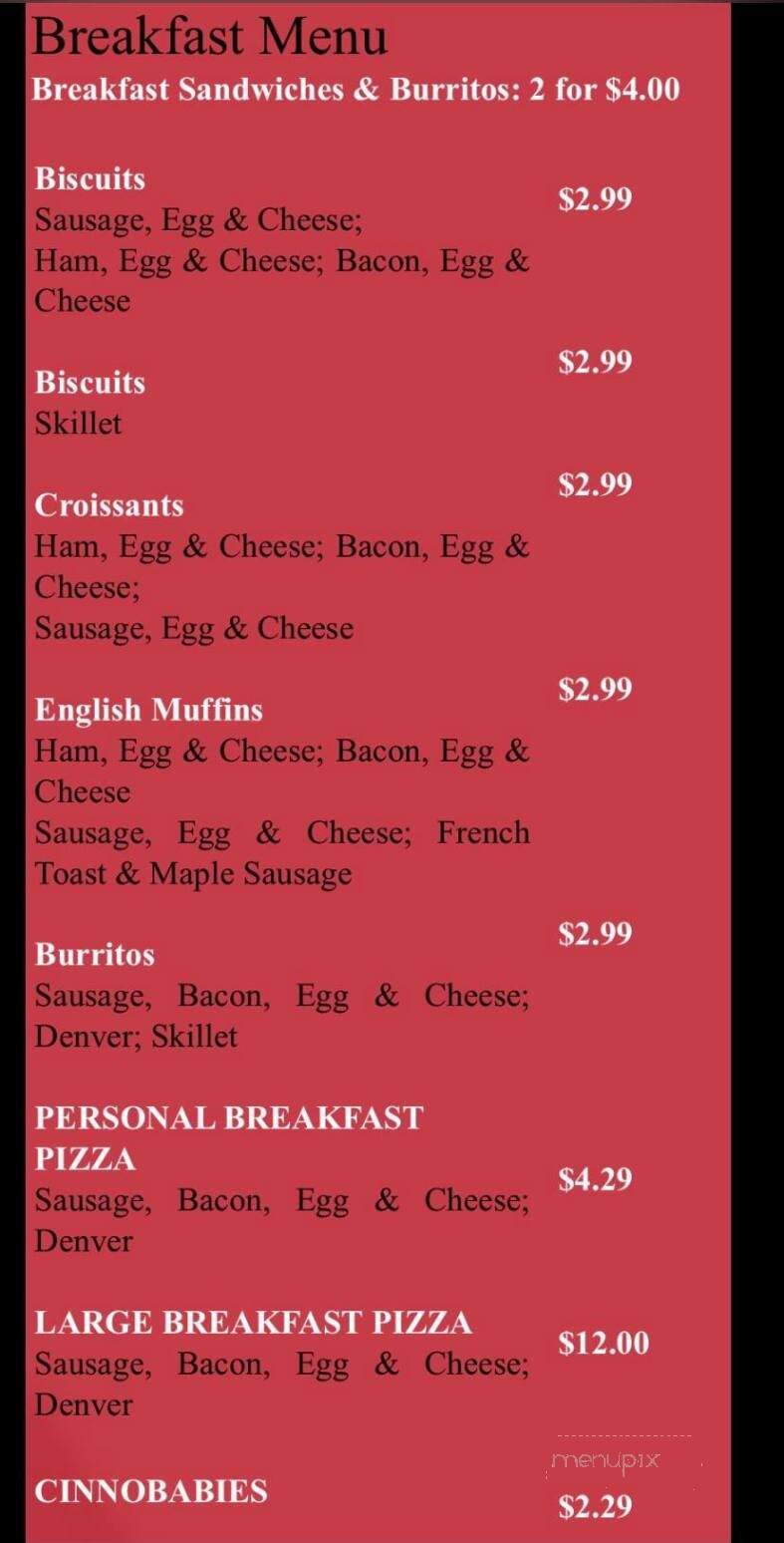 Phil-Mart - Waterville, MN menu_pic