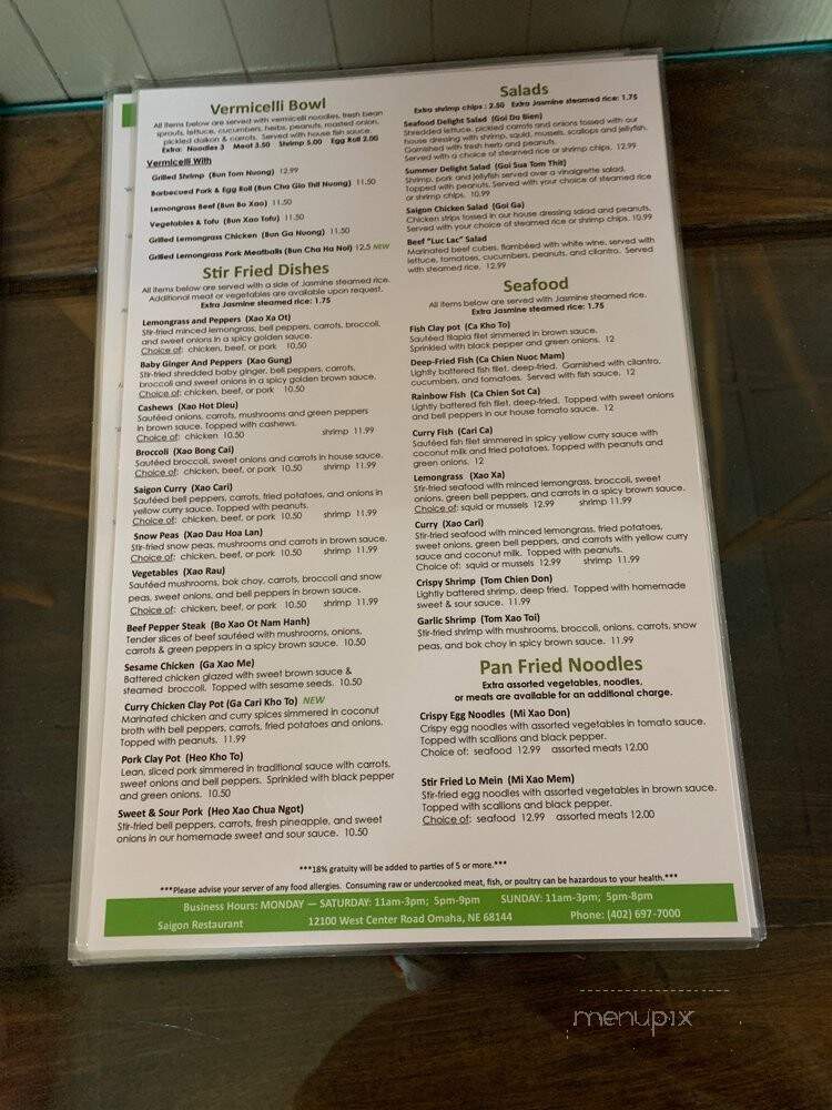 Saigon Restaurant - Omaha, NE