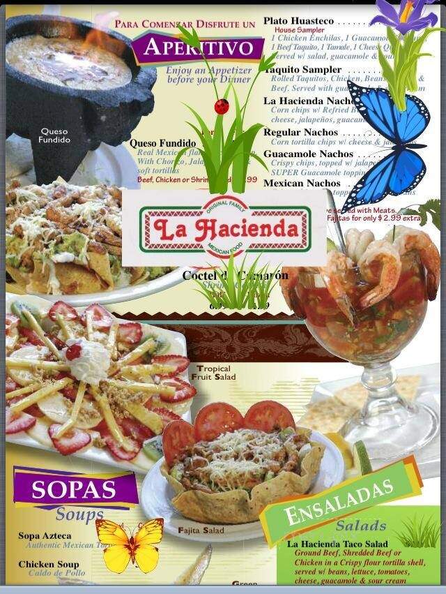 La Hacienda De Benton - Benton, AR menu_pic