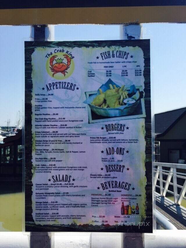 The Crab King - Richmond, BC menu_pic