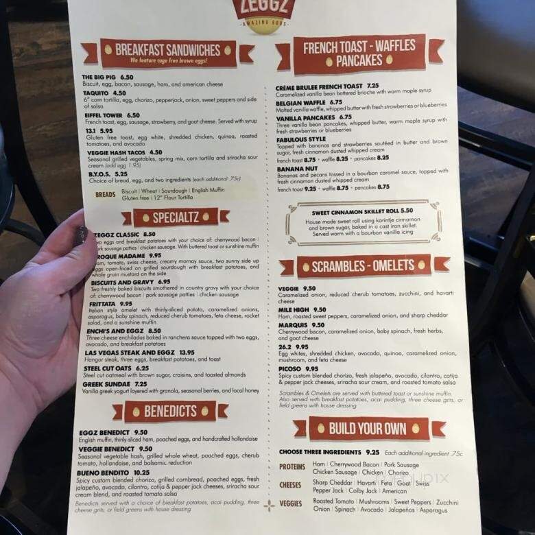 ZEGGZ Amazing Eggs - Middletown, KY menu_pic