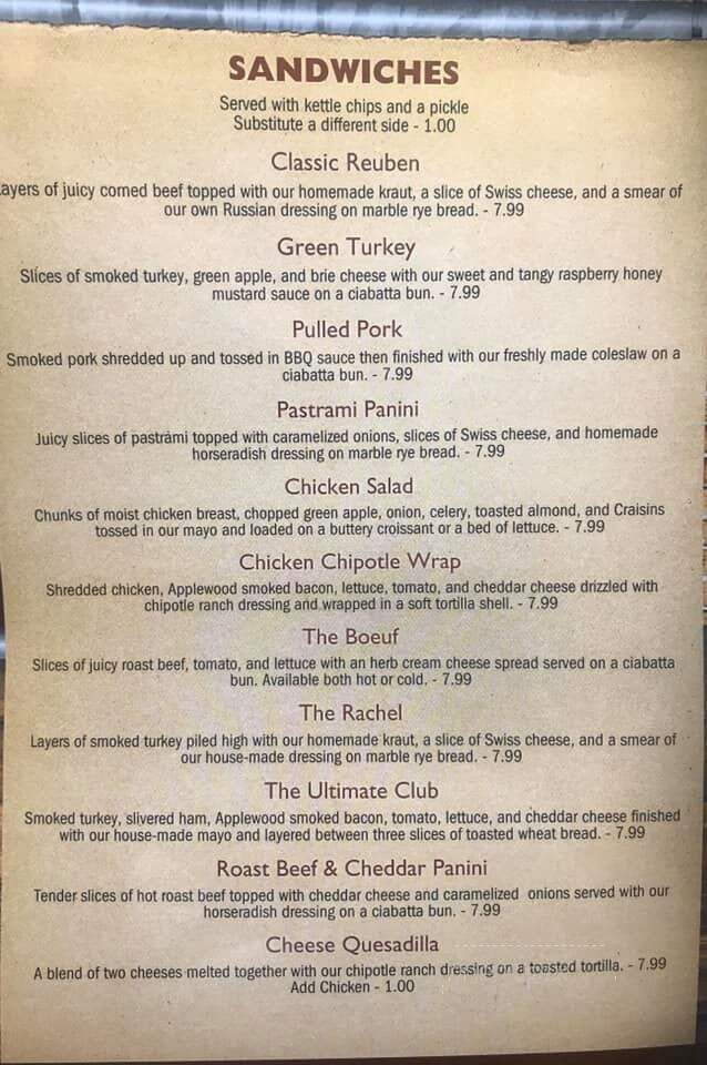 Destination Kitchen - Norton, KS menu_pic
