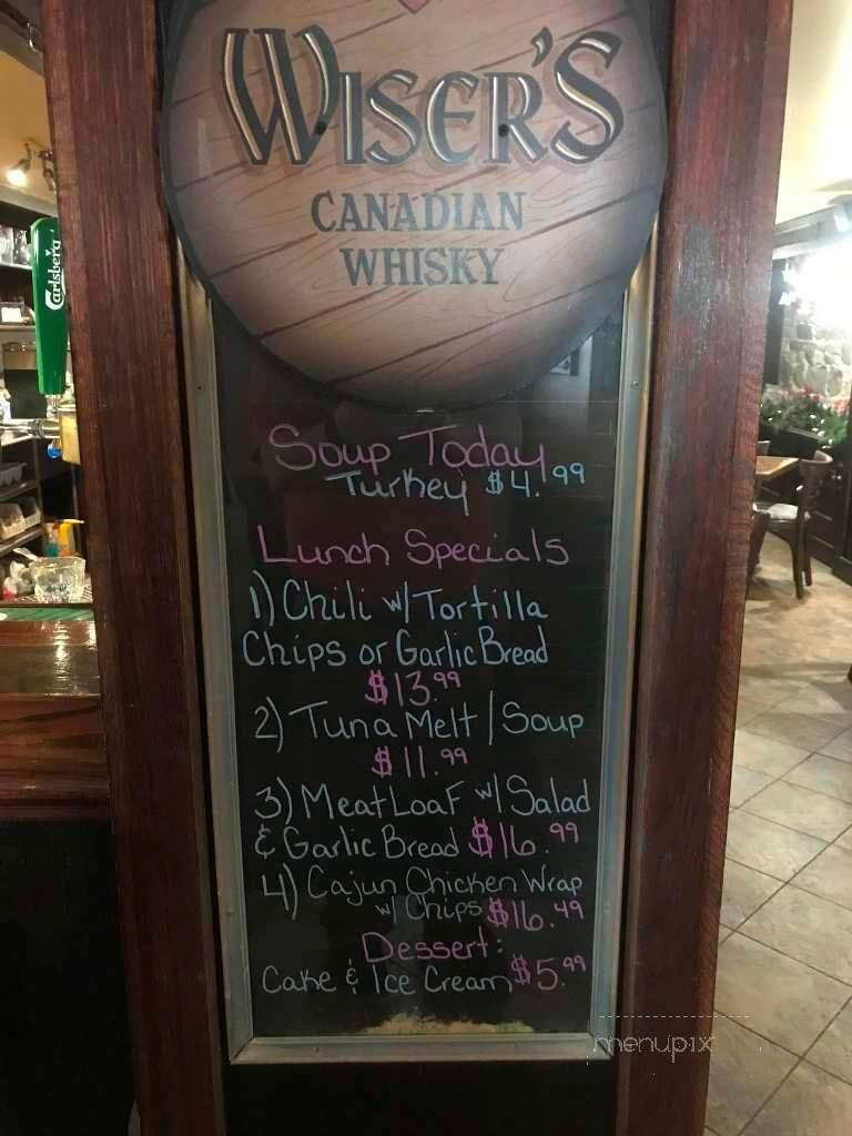 The Red George Public House - Prescott, ON menu_pic
